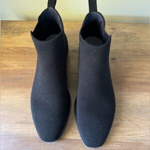 Rothy's Merino Ankle Boots Women’s Onyx Black Size 8.5